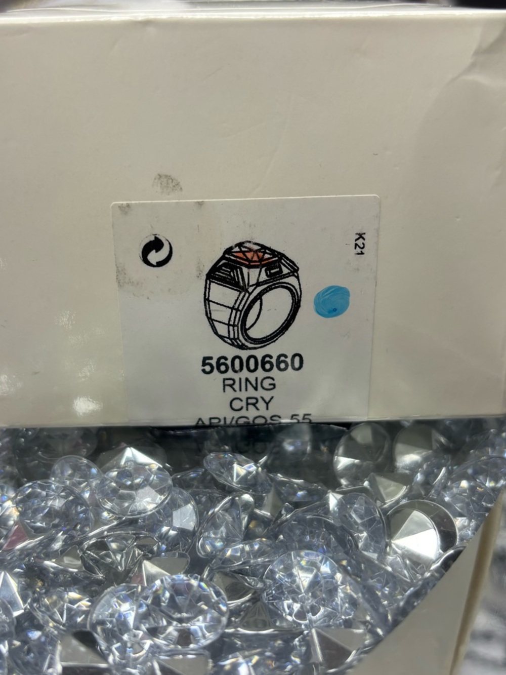 Swarovski Chroma cocktail ring NIP - Picture 10 of 11
